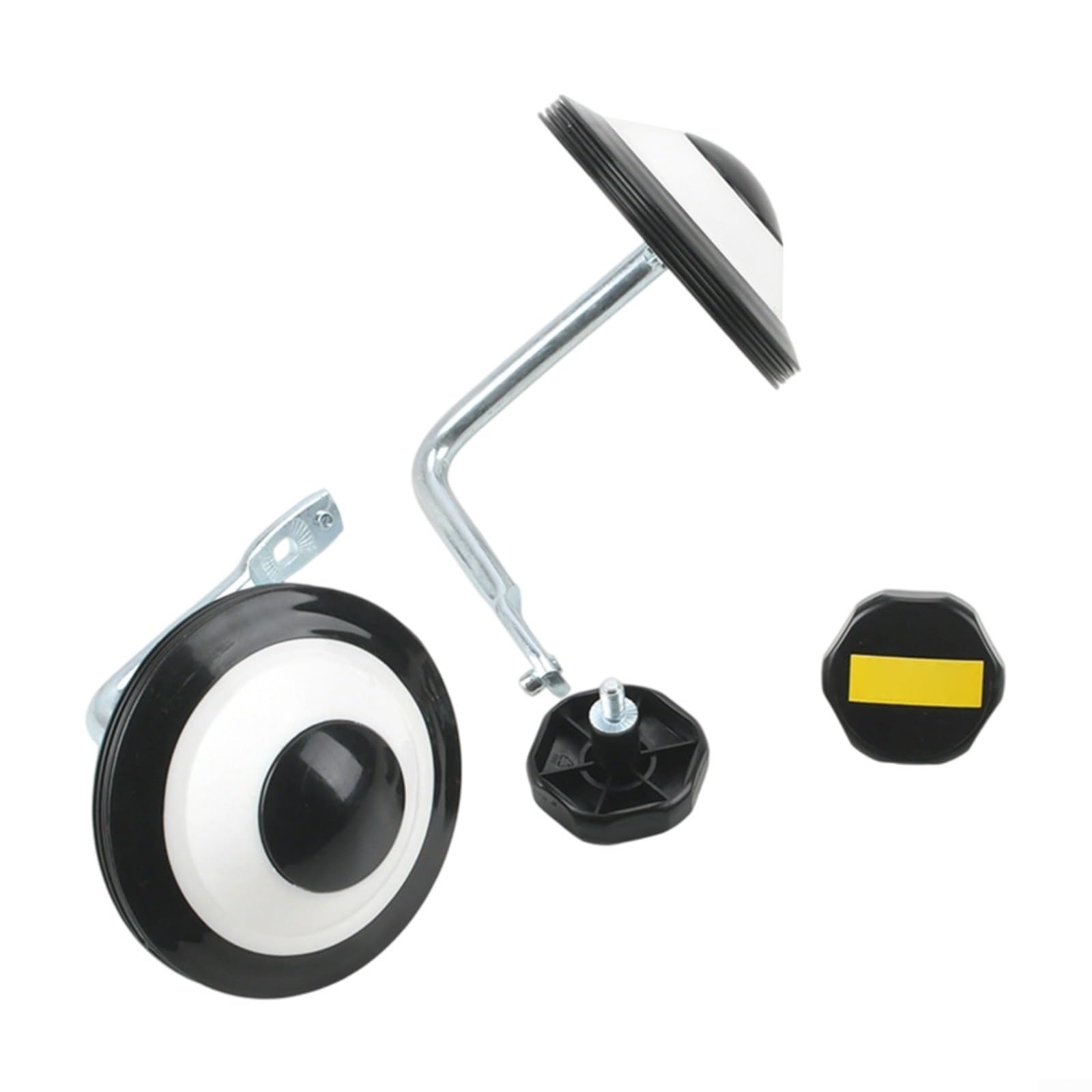 Stabilisateurs de vélo pour enfants de 30,5 cm, 35,6 cm, roues d'entraînement en acier au carbone PU, écrous autobloquants clignotants, roulements silencieux (pour vélo de 14")