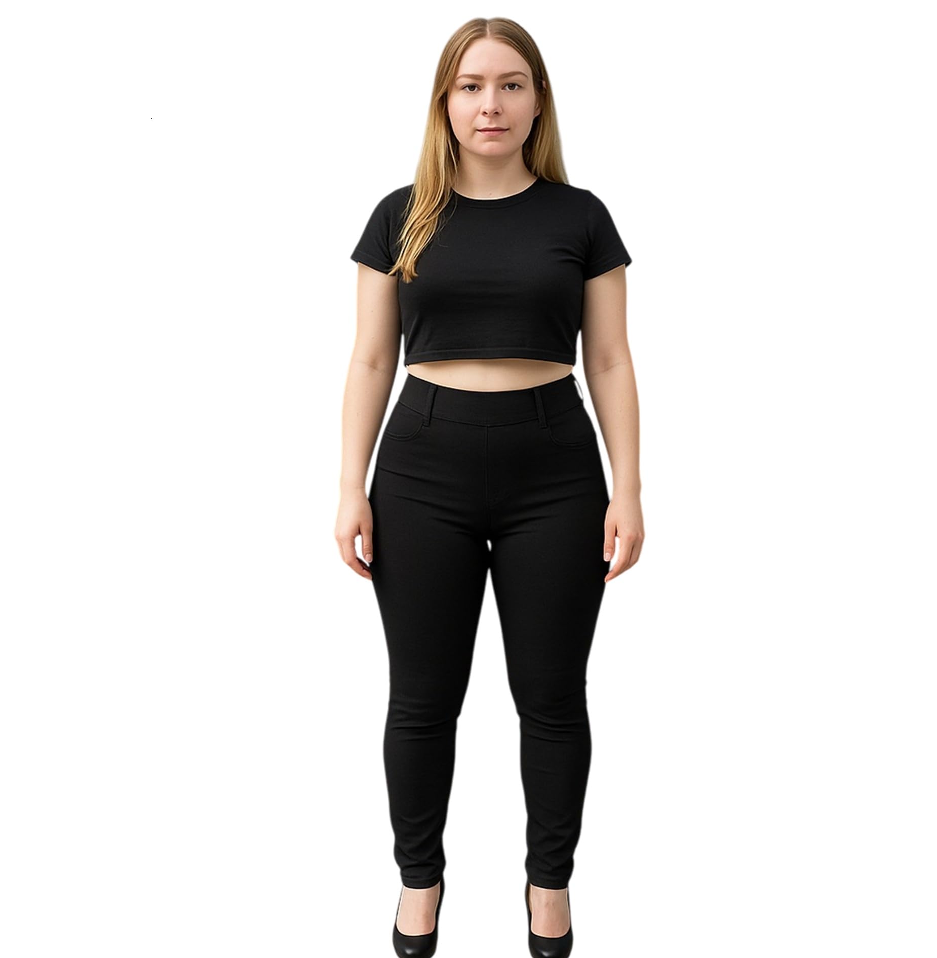 Bike Tribe Women's Motorcycle Leggings, Dupont Kevlar Lined, CE Armoured Knee Protection, Black, Ladies Protective Motorcycle Leggings, Bikers Gear (UK, Numeric, 10, Regular, Regular, Black)