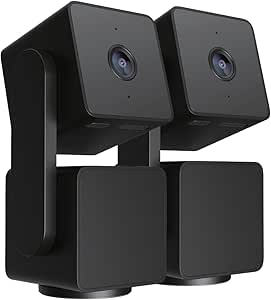 WYZE Cam Pan v3 Indoor/Outdoor IP65 1080P 360° Pan/Tilt/Zoom WiFi Smart Home Security Camera, Motion Tracking for Baby/Pet, Color Night Vision, Works with Alexa&Google Assistant, Free Expert Setup asin的图片