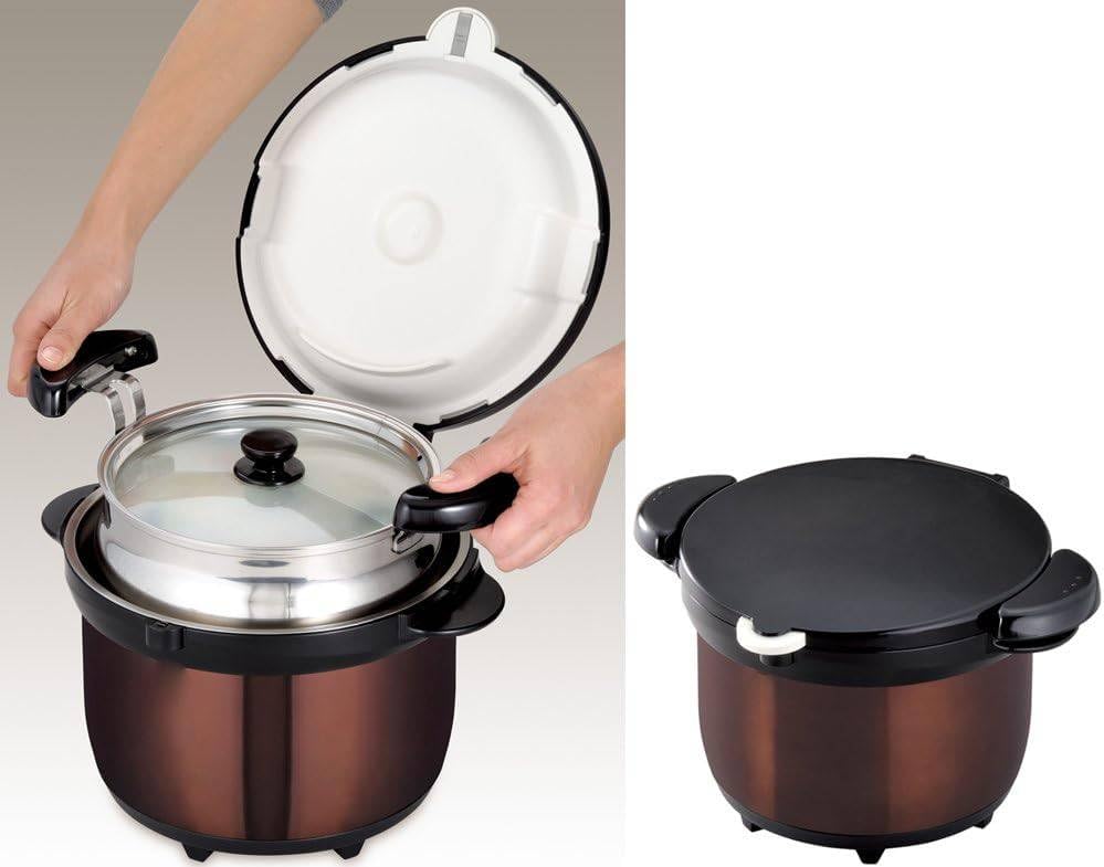 Amazon | 真空保温調理器 シャトルシェフ 3.0L クリアブラウン | ノー