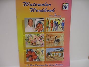 Paperback Watercolor Workbook Volume 1 - 12 New Paintings by Terry Madden Book