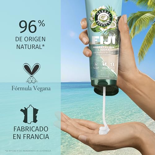 Miniatura 4 de Herbal Essences Fiji Champú 350ml, Acondicionador 250ml Y Sérum Mágico Sin Aclarado 95ml De Hidratación Ligera. Con Extracto De Coco. Para Un Cabello Suave Y Sedoso