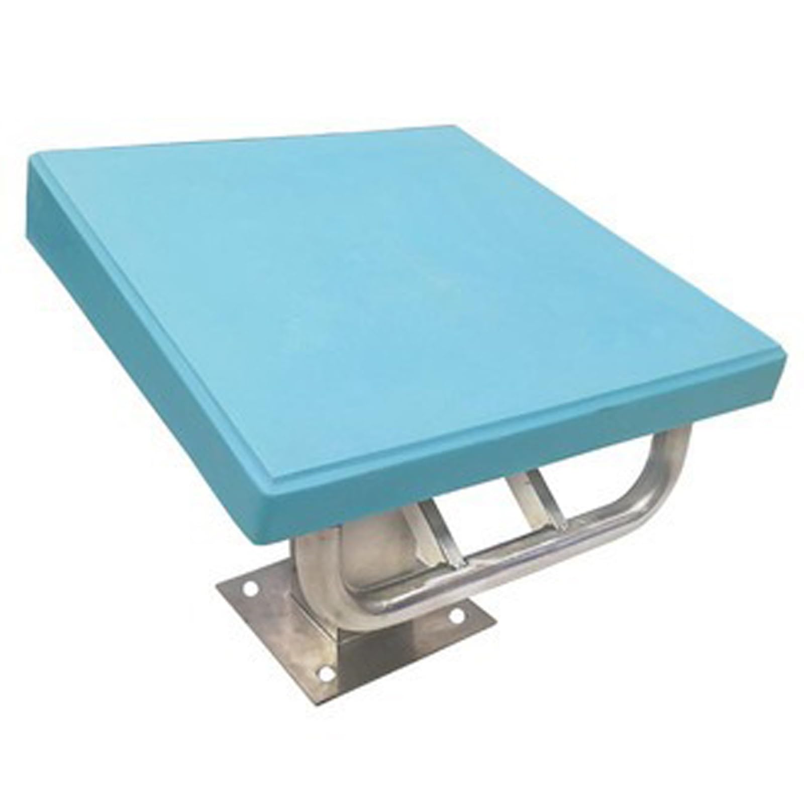 Piattaforma Subacquea con Base in Acciaio Inox, Superficie Antiscivolo, Inclinata a 9°, Portata 299,4 kg per Piscina