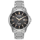 Citizen Men's Eco-Drive Titanium Watch with Date, AW1490-50E
