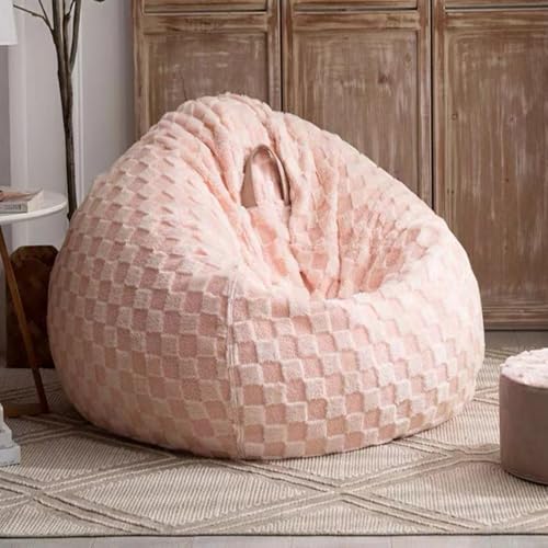 DFHXALH Sillón puf Gigante para Adultos (sin Relleno), Funda sin Relleno, puf otomano, decoración del hogar, sofá futón