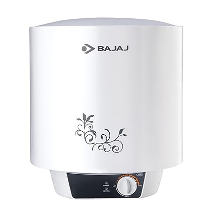Bajaj New Shakti Neo 10L Vertical Storage Water Heater (Geyser 10 Litres) 4 Star BEE Rated Heater For Water Heating with Titanium Armour, Swirl Flow Technology, Glasslined Tank(White), 1 Yr Warranty