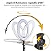 immagine 1GVM 18inch Luce ad Anello LED con Stativo Treppiede, 18 Pollice 55W Dimmerabile Selfie Ring Light, anello di luce con ricevitore Bluetooth per Trucco Fotografia Youtube Tik Tok Video