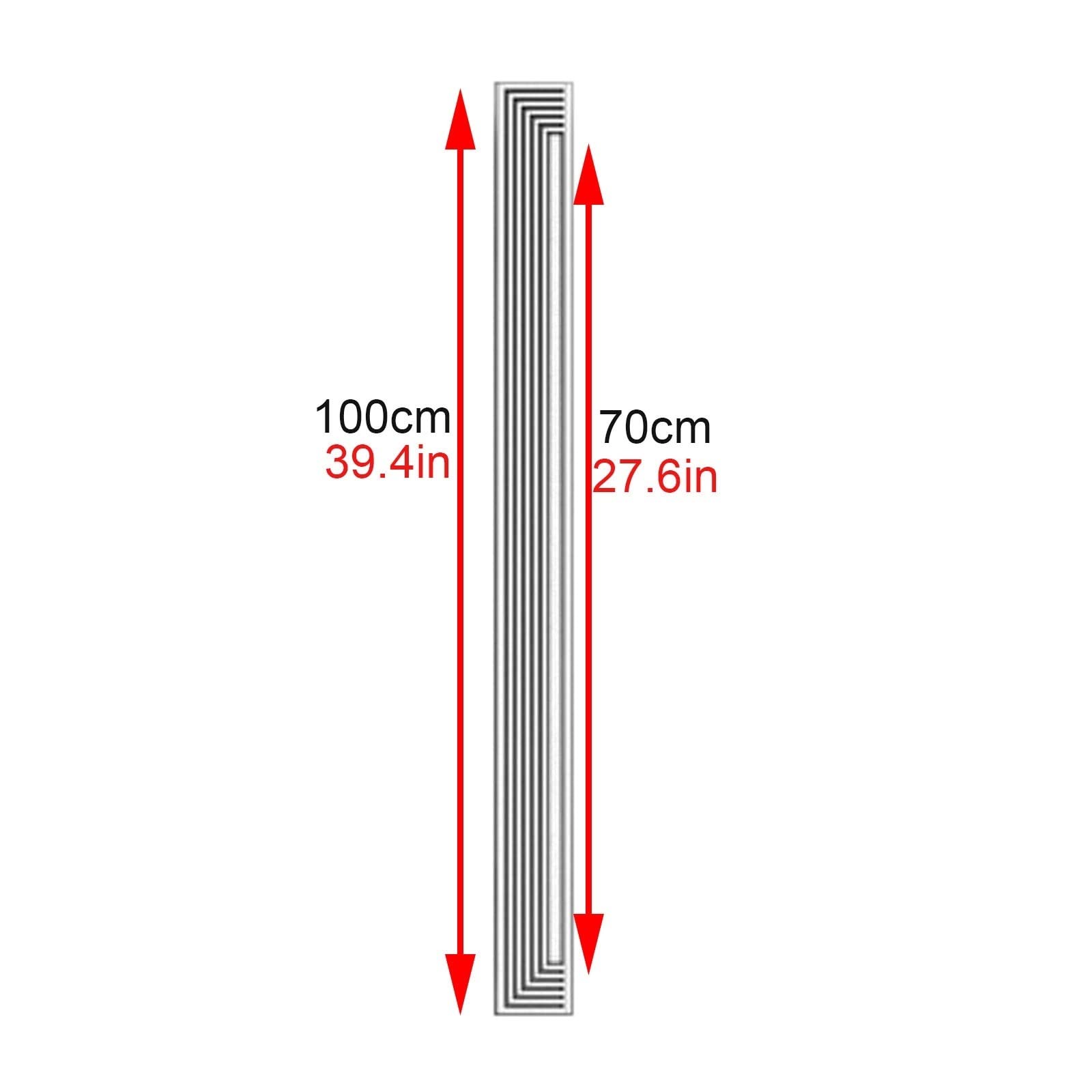 Aluminiowy brąz, złoto, różowe złoto, 100 cm, duży uchwyt do drzwi przesuwnych, do drewnianych drzwi przesuwnych, wytrzymały
