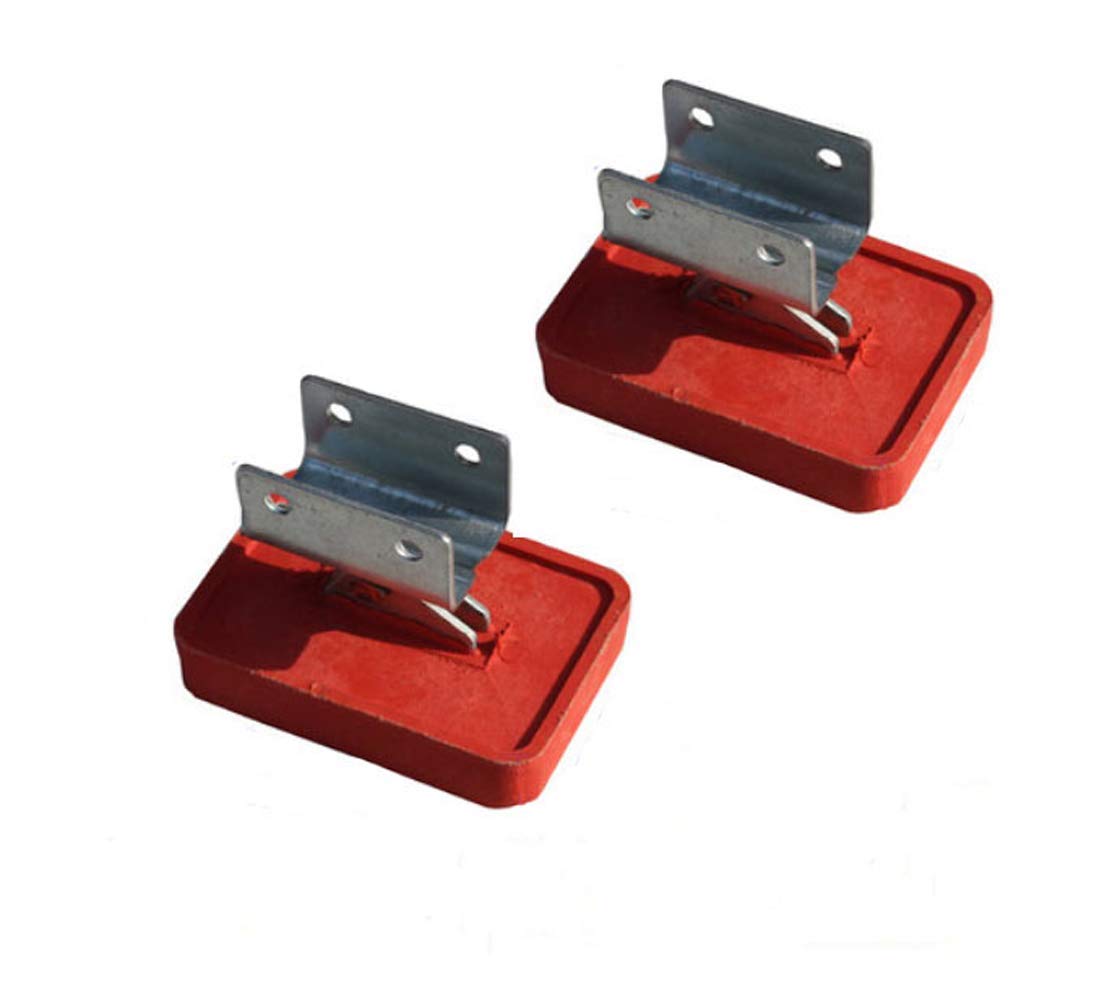 mkki Heavy Duty Adjustable Anti-Slip Rubber Stop Mat Feet Shoe Kit for Extension Ladder Parts,2pcs