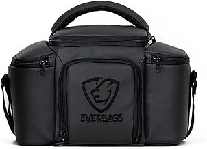 Bolsa Térmica Porta Marmita Fitness Top Black Luxo Academia Dieta
