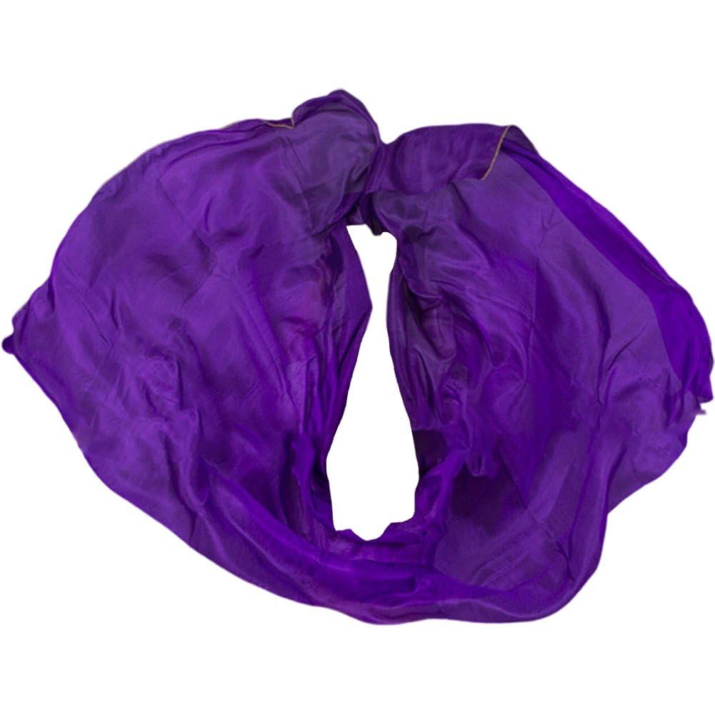 Voile de danse du ventre accessoire de performance et châles en soie véritable pour danseuse