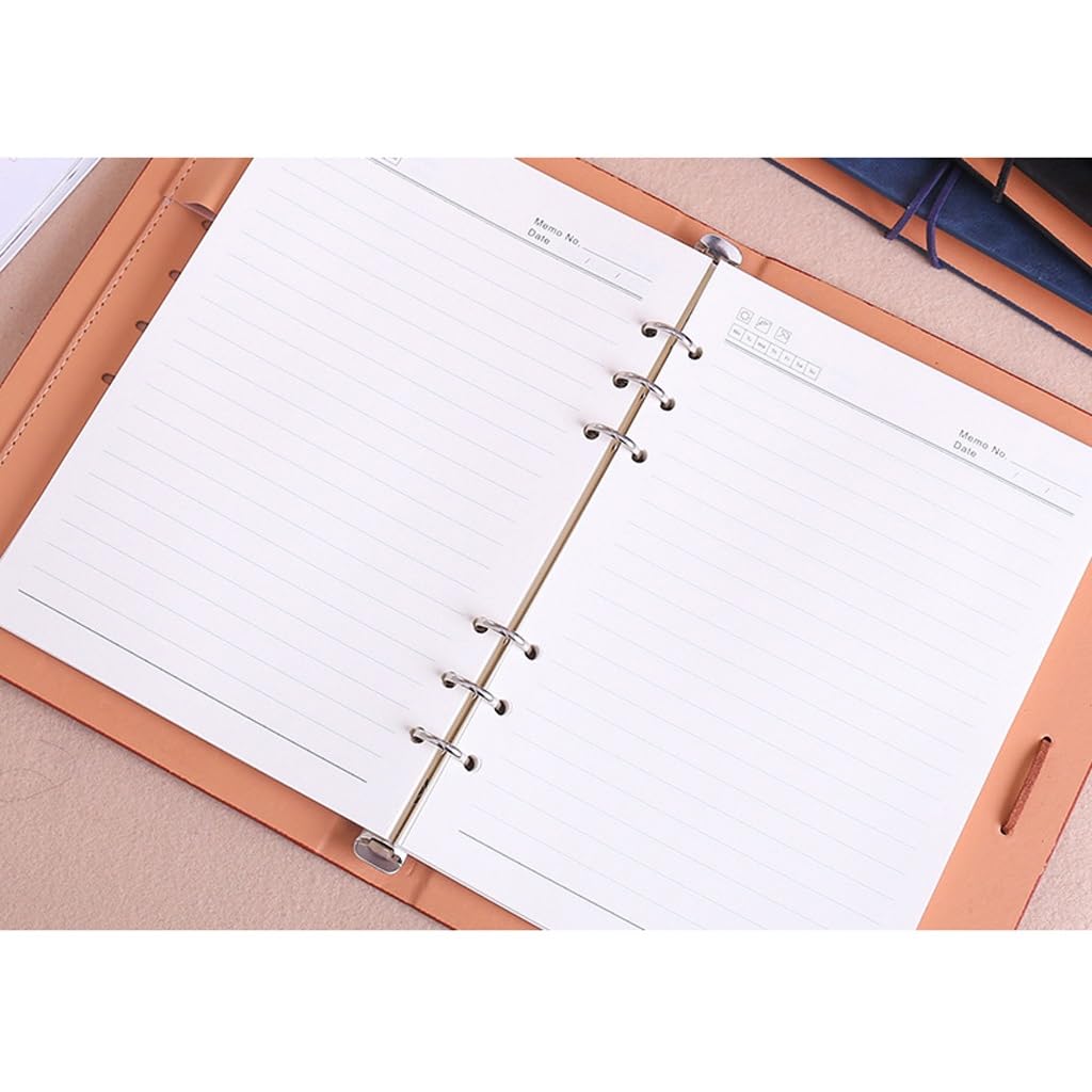 CXBDDF Leder-Schreibwaren-Notizbuch, Hausaufgaben-Tagebuch, Büro, Taschenbuch, A5-Notizbuch