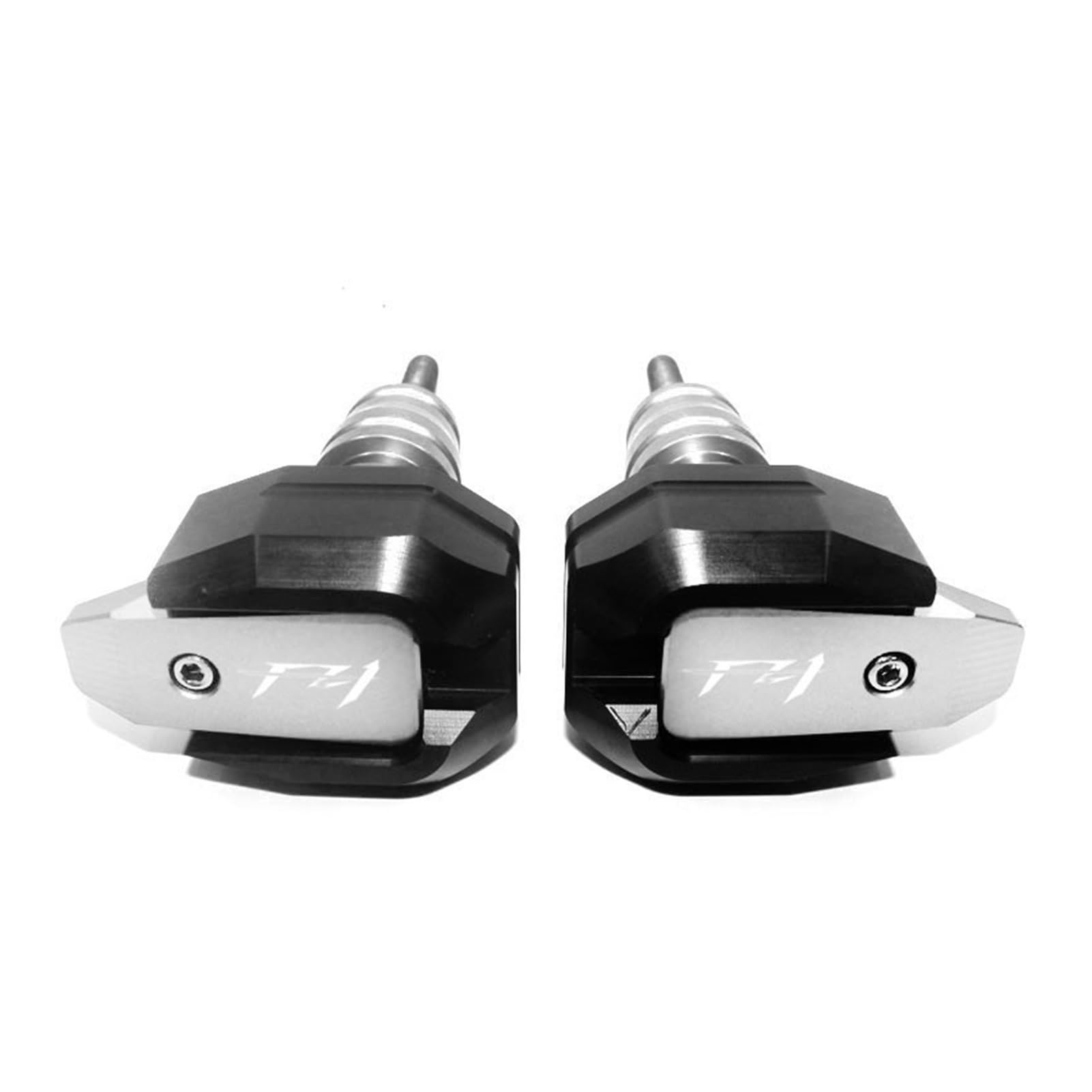 Compatible avec Yamaha FZ1 FZ6 FZ8 FAZER FZ 1 FZ 6 8 Moto CNC Protection Contre Les Chutes Cadre Curseur Carénage Garde Anti Crash Pad Protecteur (Color : FZ1 Silver)