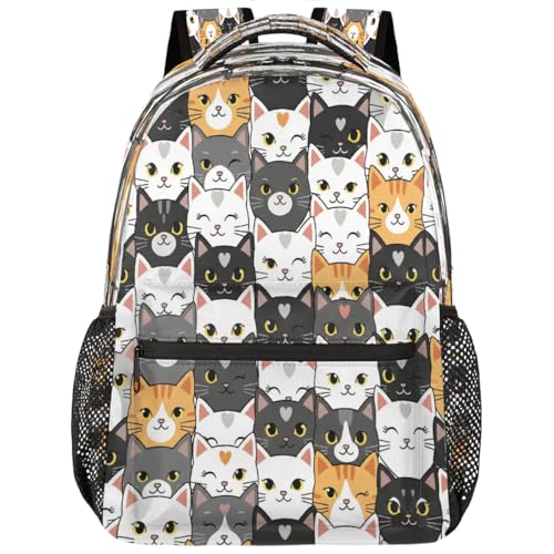 Mochila de gato para laptop de 15.6 pulgadas ideal para estudiantes de universidad