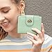 AdiStylinno Women Wallet, PU Leather Bifold Wallet for Women, Fashion Zipper Pocket Wallet Card Holder with Lock Buckle (Green)