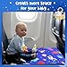 JaGely Toddler Airplane Bed with Storage Bag Airplane Seat Extender for Kids Airplane Kids Bed Travel Toddler Bed Portable Airplane Foot Rest for Kids Toddlers Travel Must Have Accessories (Astronaut)
