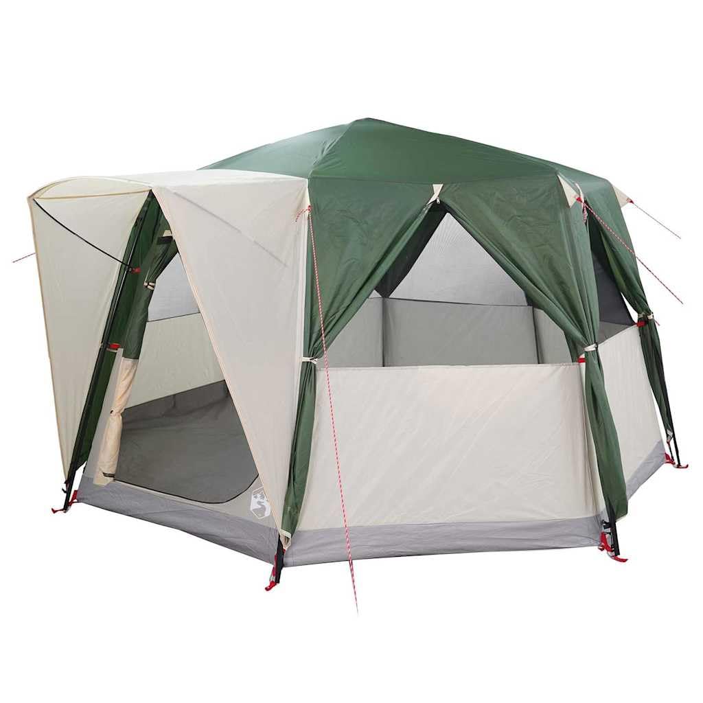 Tienda de campaña para 6 Personas Verde 425 x 396 x 222 cm,Deportes,Actividades al Aire Libre,Camping y Senderismo,Tiendas de campaña,18.3kg-42004023
