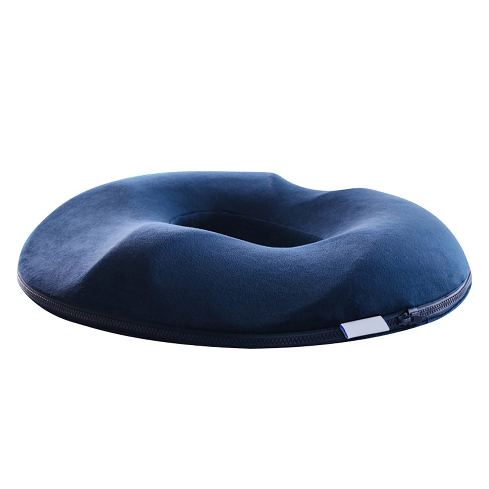 ZXYWW Donut Seat Cushion for Hemorrhoids, Comfort Memory Foam Seat Cushion - Back Pain & Sciatica Relief, for Office Chair, Car, Chair-Wheelchair,Women Navy