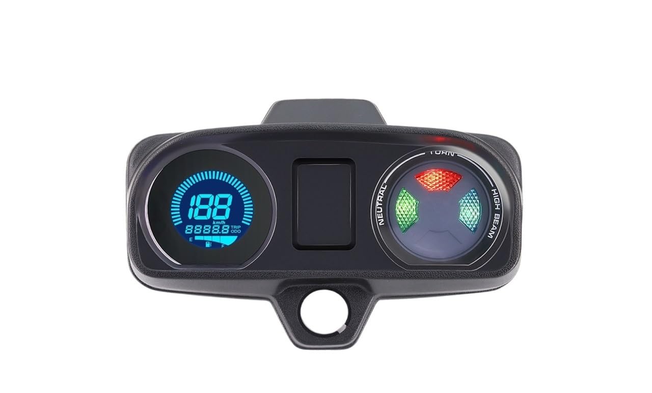 Contagiri contachilometri Tachimetro Universale A LED Misuratore Di Livello Carburante Strumento Per Moto Contachilometri Digitale Cruscotto La Maggior Parte Del Pannello Per Moto 12V