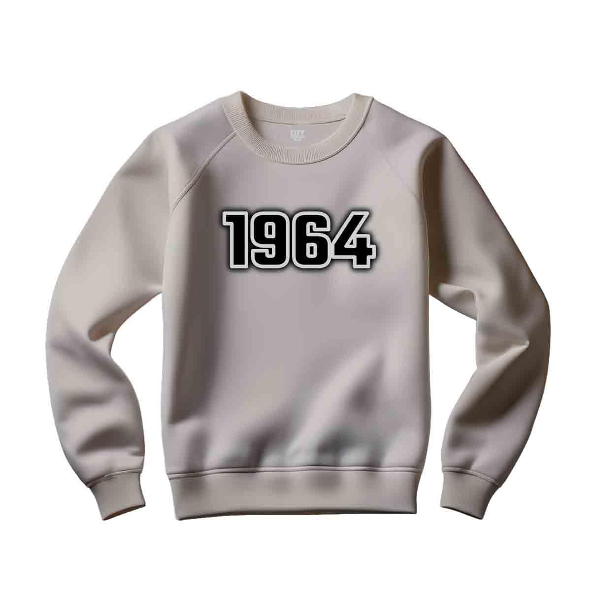 Sweatshirt 1964 unisexe pour vos weekends cocooning et sorties décontractées