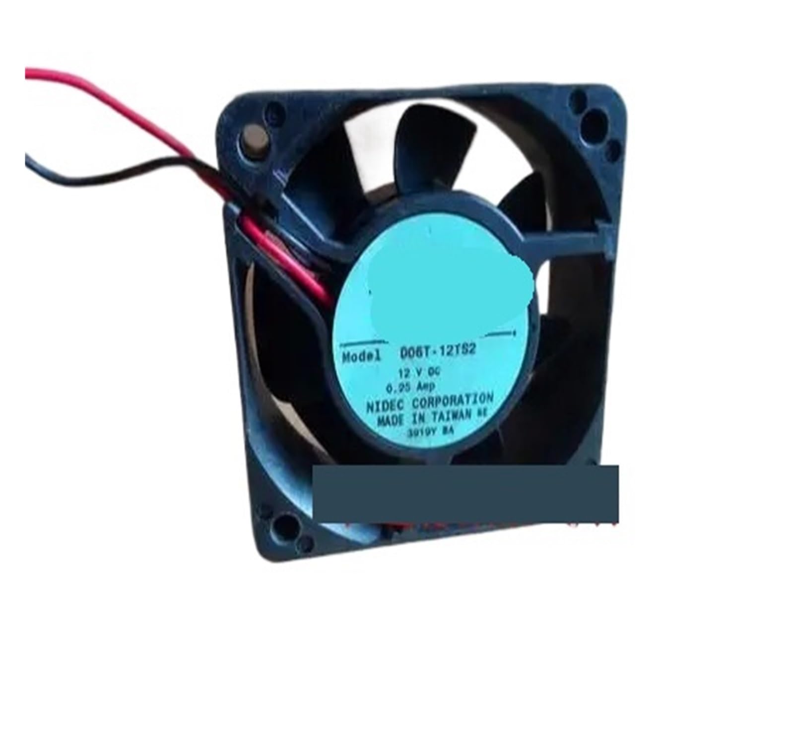 Ventilateur inverseur d'alimentation 60x60x25mm D06T-12TS2 12V 2 fils