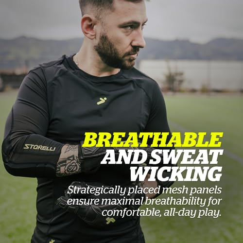 Storelli BodyShield Goalkeeper Light Matchday 3/4 Undershirt, Compression Shirt, Sports Accessories3
