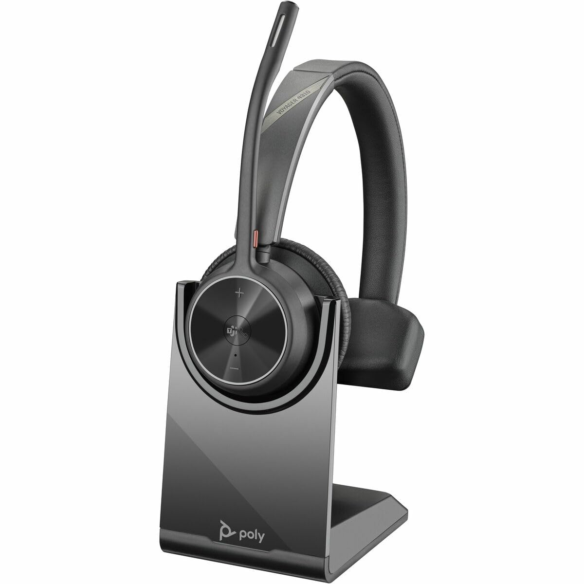 HP Poly Poly Voyager 4300 UC Series 4310 - F?r Microsoft Teams - Headset - On-Ear - Bluetooth - kabellos - USB-A - Zertifiziert f?r Microsoft Teams (218470-02)