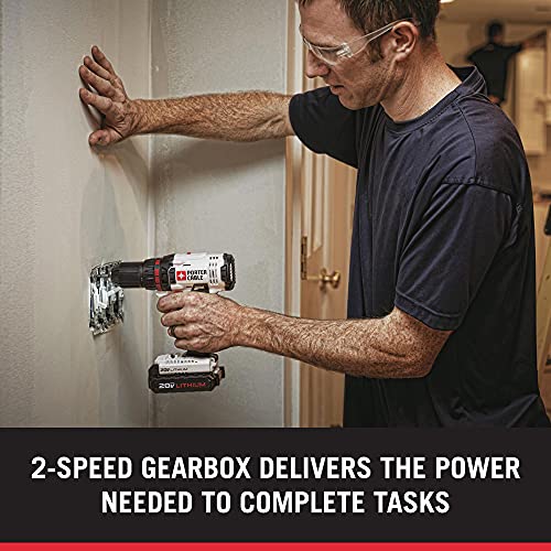 Porter-Cable 20V Max* Cordless Drill/Driver Kit, 1/2-Inch (Pcc601La) #TOP4