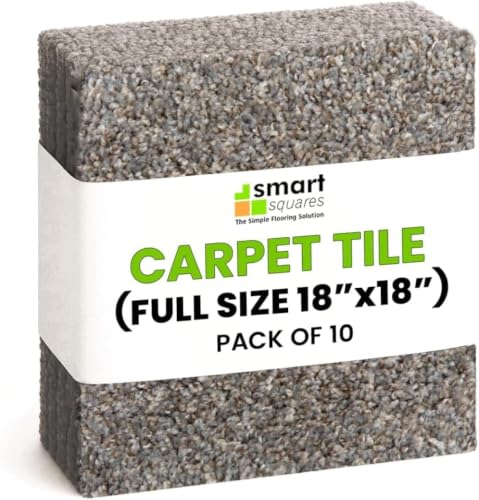 Smart Squares in A Snap Premium Plush Carpet Tiles, Made in ...