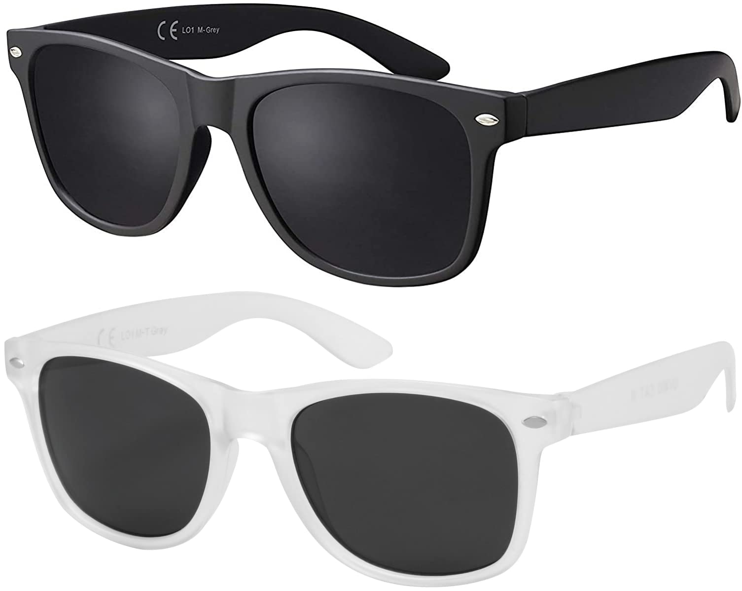 La Optica B.L.M. UV400 CAT 3 CE Unisex Sonnenbrille inkl. Brillenbeutel Putztuch - Verspiegelt, Polarisiert, Gradient Varianten