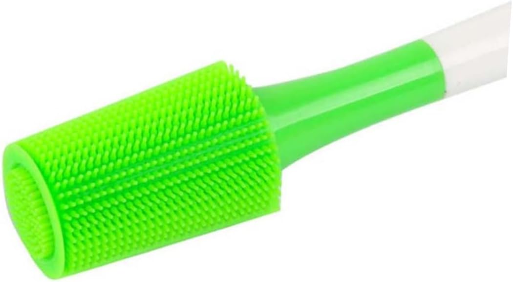 2 pcs Long Handle Silicone Cleaning Brush for Bottles Glasses Cups Multifunctional Kitchen Tool for Effortless Cleaning Random Color Random Color