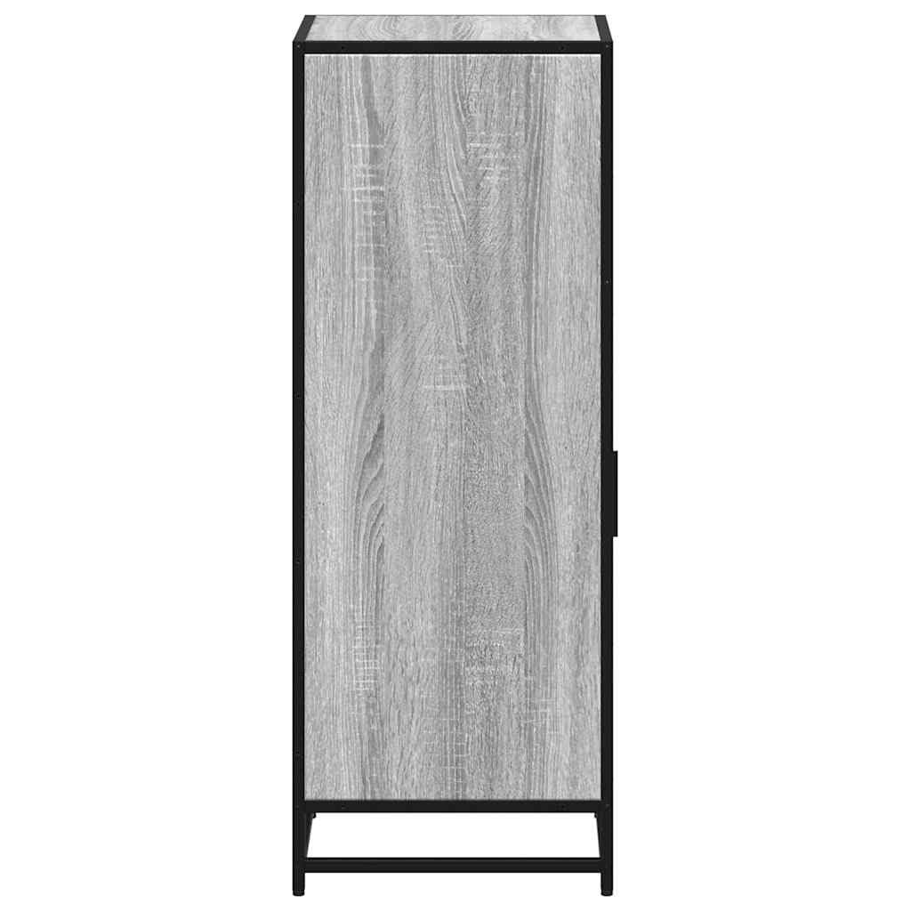 Armoire de Salle de Bain Sonoma Gris 35x37,5x100 cm