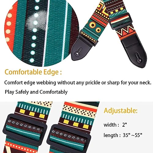 Image of DEVICE OF URBAN INFOTECH Guitar Strap Belt for Acoustic & Electric Guitar Adjustable Buckle Guitar Strap Modern Design Guitar Belt For Acoustic /Bass /Electric Guitars