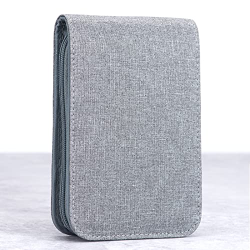 Lanxivi 12 Fountain Pen Case, Rollerball Pen Case Gray