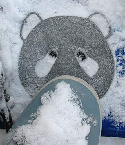 Toejamr Snowboard Stomp Pad - Panda Bear Face - Gray #TOP2