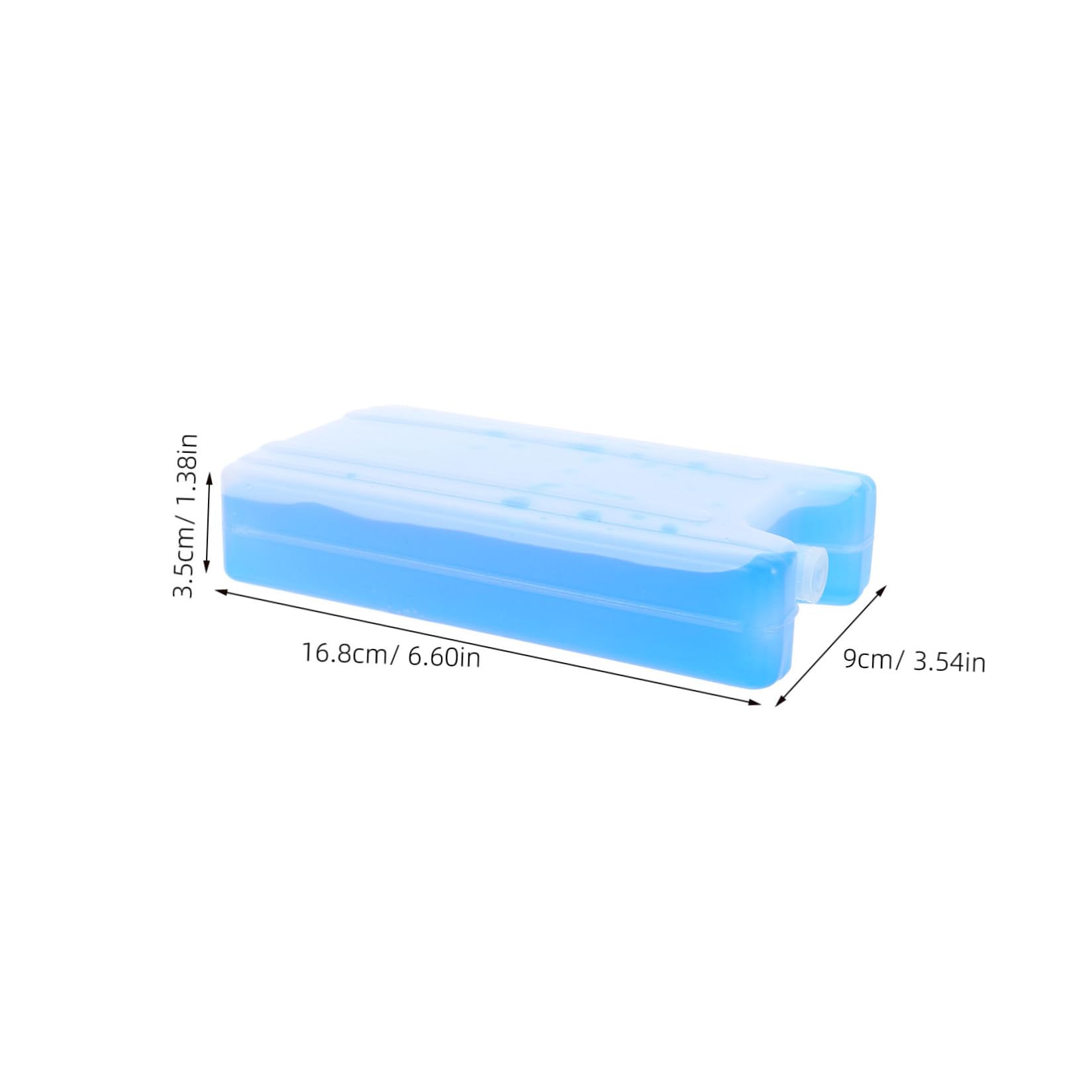 BESTYASH 4 Piezas Caja de Hielo Reutilizable de 400ml para Fiesta Verano Ventilador y Paquetes de Congelador Pequeños para Mantener Frescura en Uso Diario y Dormitorios