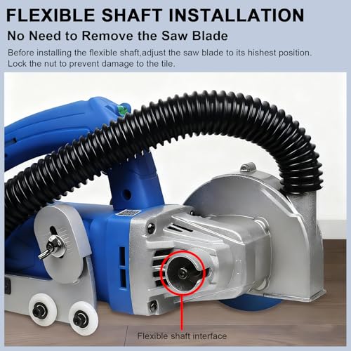 Limpiador de Juntas eléctrico para baldosas: máquina limpiadora de Juntas con recolección de Polvo integrada para una Limpieza eficiente de Las Juntas.