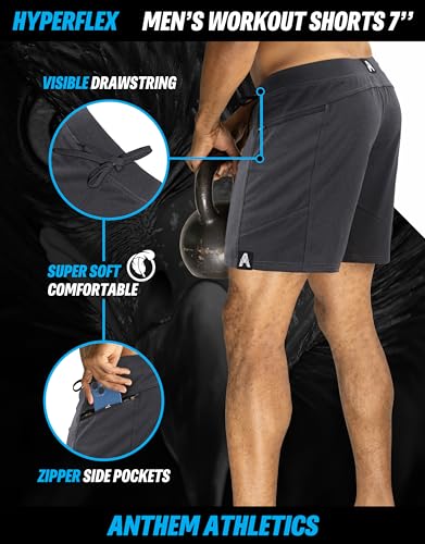 Anthem Athletics Hyperflex Mens Gym Shorts 5" 7" 9" Inseam Workout Athletic Sport Exercise Training Running Shorts for Men2