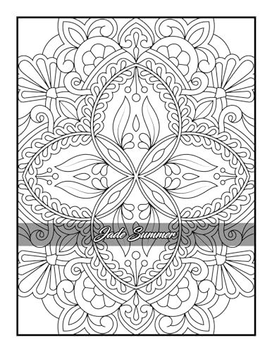 100 Amazing Patterns: An Adult Coloring Book with Fun, Easy, and Relaxing Coloring Pages - Image 51