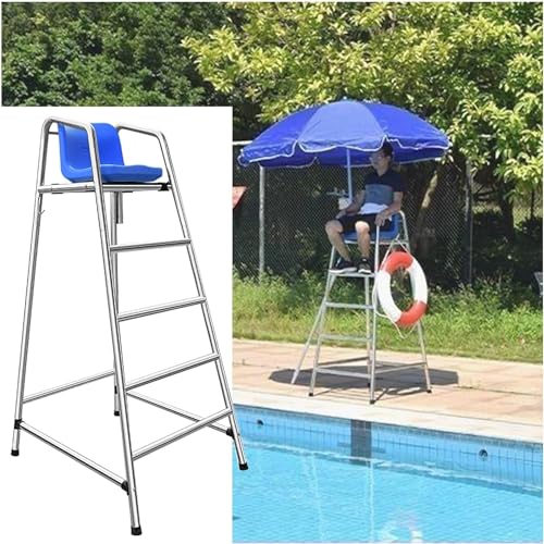 Silla Alta para Salvavidas con Escalera para Piscina 180cm miniatura 1