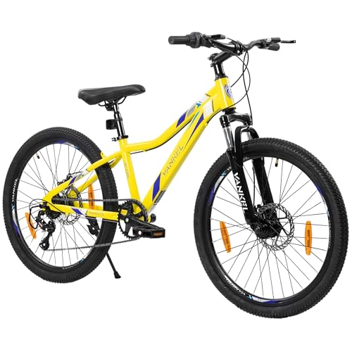 Sinaopus Mountainbike 24 Zoll Jungen Mädchen Kinderrad 6 Gang Schaltung...