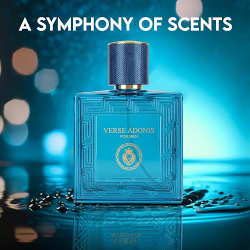 Image of AFLUXE Valentine Milano /Verse adonis 2PCS Eau De Toilette for Men-Fresh, Romantic Scent Perfume for Men 3.4 Fl Oz Each Mens Cologne For All Skin Daily Used
