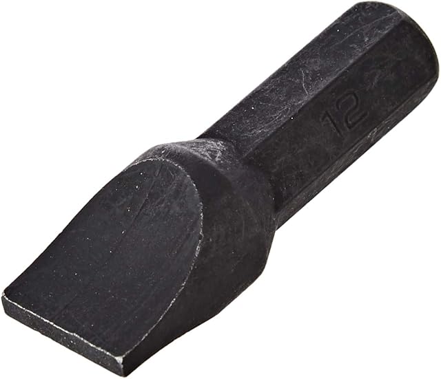 Draper 10818 12MM Plain Slot Impact Screwdriver Bit