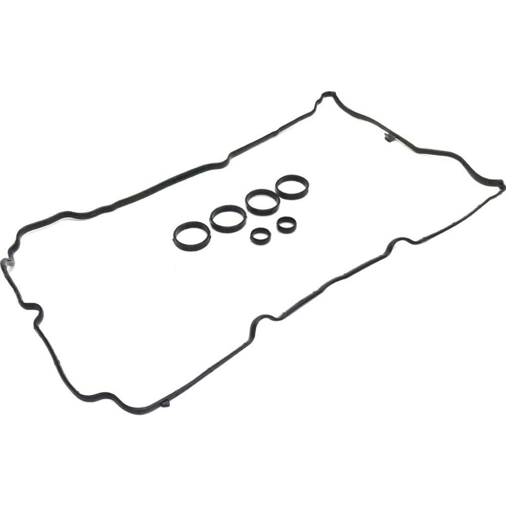 for Mini Cooper Valve Cover Gasket 2007-2015 | Rubber | 4 Cyl | 1.6L Engine | w/Grommets & Spark Plug Tube Seals | 11127567877