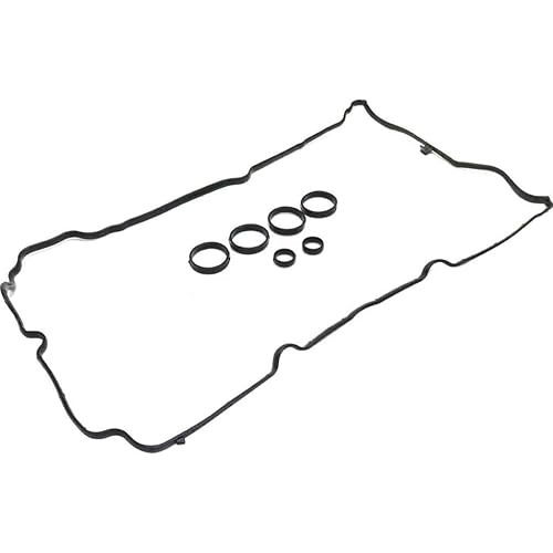 Miniatura 5 de Para Mini Cooper Countryman válvula cubierta junta 2011-2016  Caucho  4 cilindros  1.6L motor  con ojales y sellos de tubo de bujía  11127567877