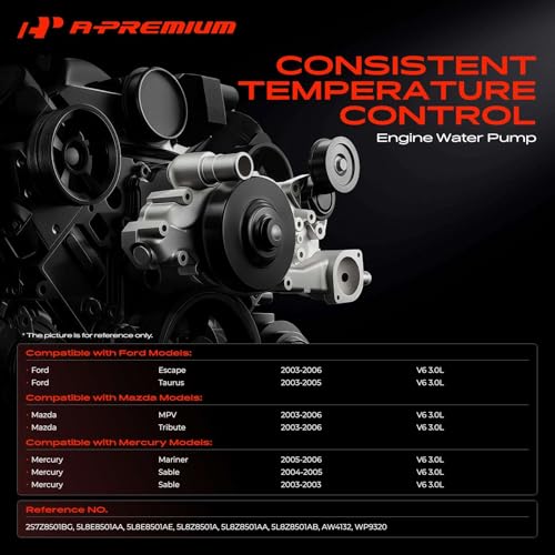 A-Premium Engine Water Pump (3.0L) Compatible with Ford, Mazda, Mercury by A-Premium - Used condition - Image 2