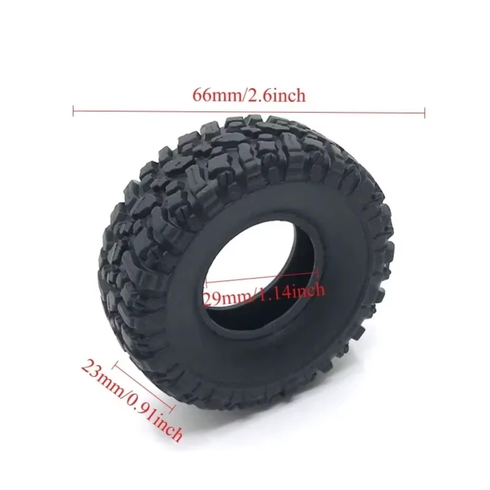 Compatibile Con WPL 1/16 RC Auto Modifica Aggiornamento Parti Di Ricambio Accessori Pneumatico In Gomma Da 66 Mm Accessori
