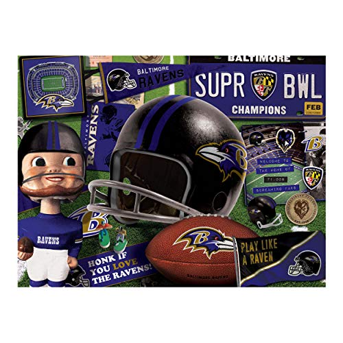 Image of YouTheFan NFL Retro Series Puzzle - 500 Pieces