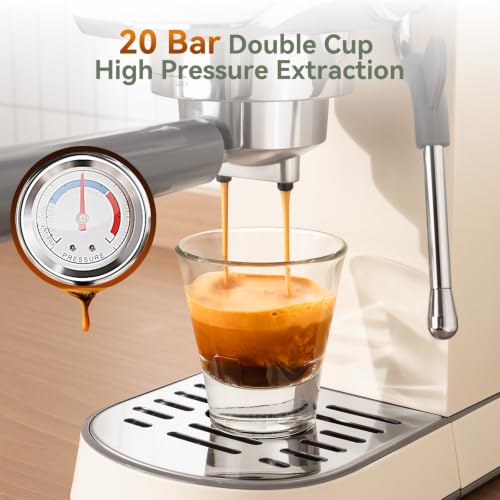 Image of Gevi Espresso Machine 20 Bar with Grinder, Professional Espresso Maker with 35 Precise Grind Settings Burr Coffee Grinders Combos, Super-Automatic Espresso Machines, Ideal for Coffee Lover