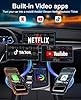 Wireless Carplay Adapter for iPhone Ai Magic Box with Netflix/YouTube Supports TF/Card Dongle Plug and Play Easy Setup Carplay & Android Auto Video Entertainment for iOS 10+ Radio Accessories #1